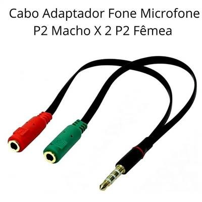 CABO Adaptador P2 A