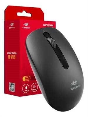 Mouse Sem Fio M-W15BK PRETO C3TECH