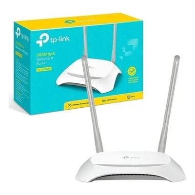 ROTEADOR WIRELESS N 300 Mbps TL-WR840N <W> PRESET PROVEDORESTP-LINK@